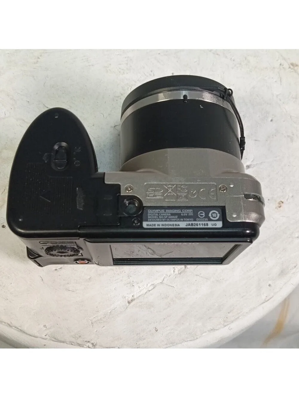 Olympus SP-600UZ Digital Camera 12MP 15x Optical Zoom Silver HD Video Tested